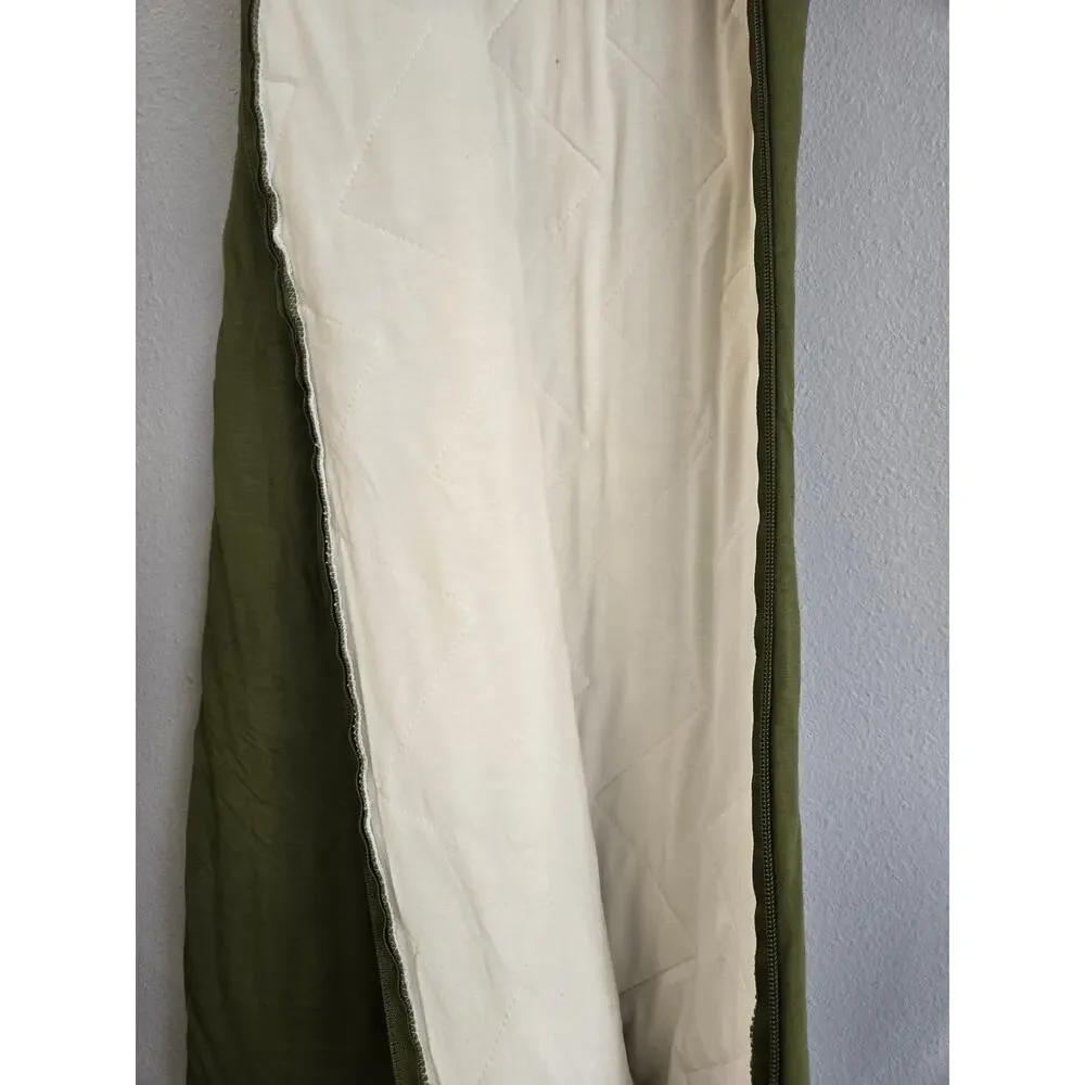 Kyte Baby Olive Green Bamboo Rayon Sleep‎ Bag Sack 2.5 TOG Size Large